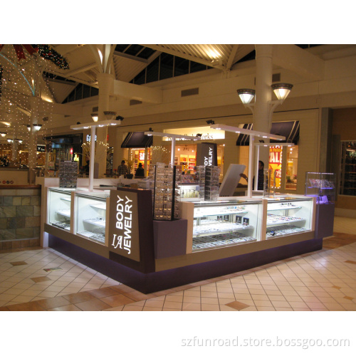 New arrival design jewelry kiosk display